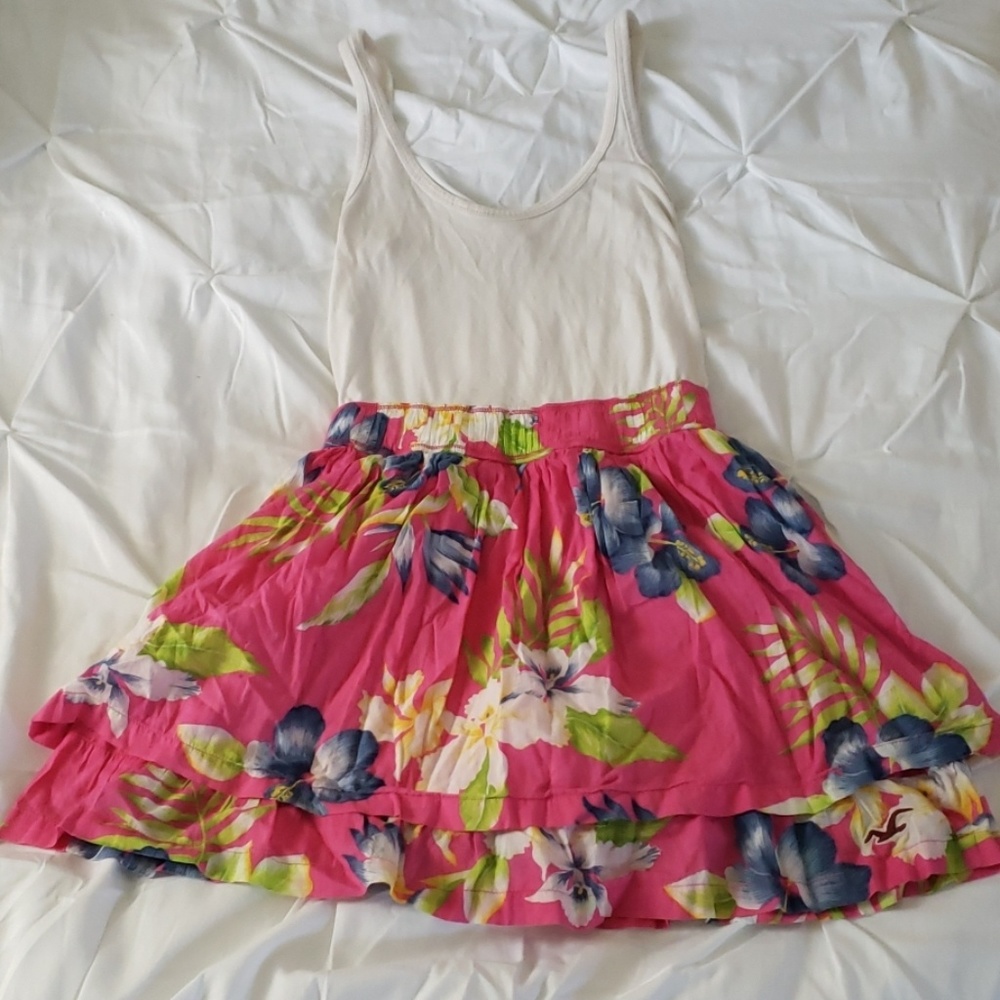 Hollister pink floral dress